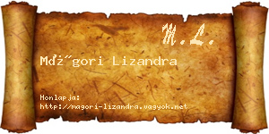 Mágori Lizandra névjegykártya